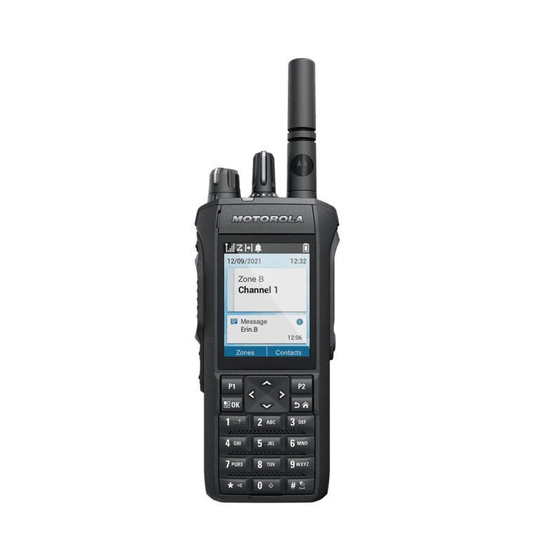 MOTOTRBO R7 官方产品图,供识别终端外观;不是故障现场或维修过程照片。
