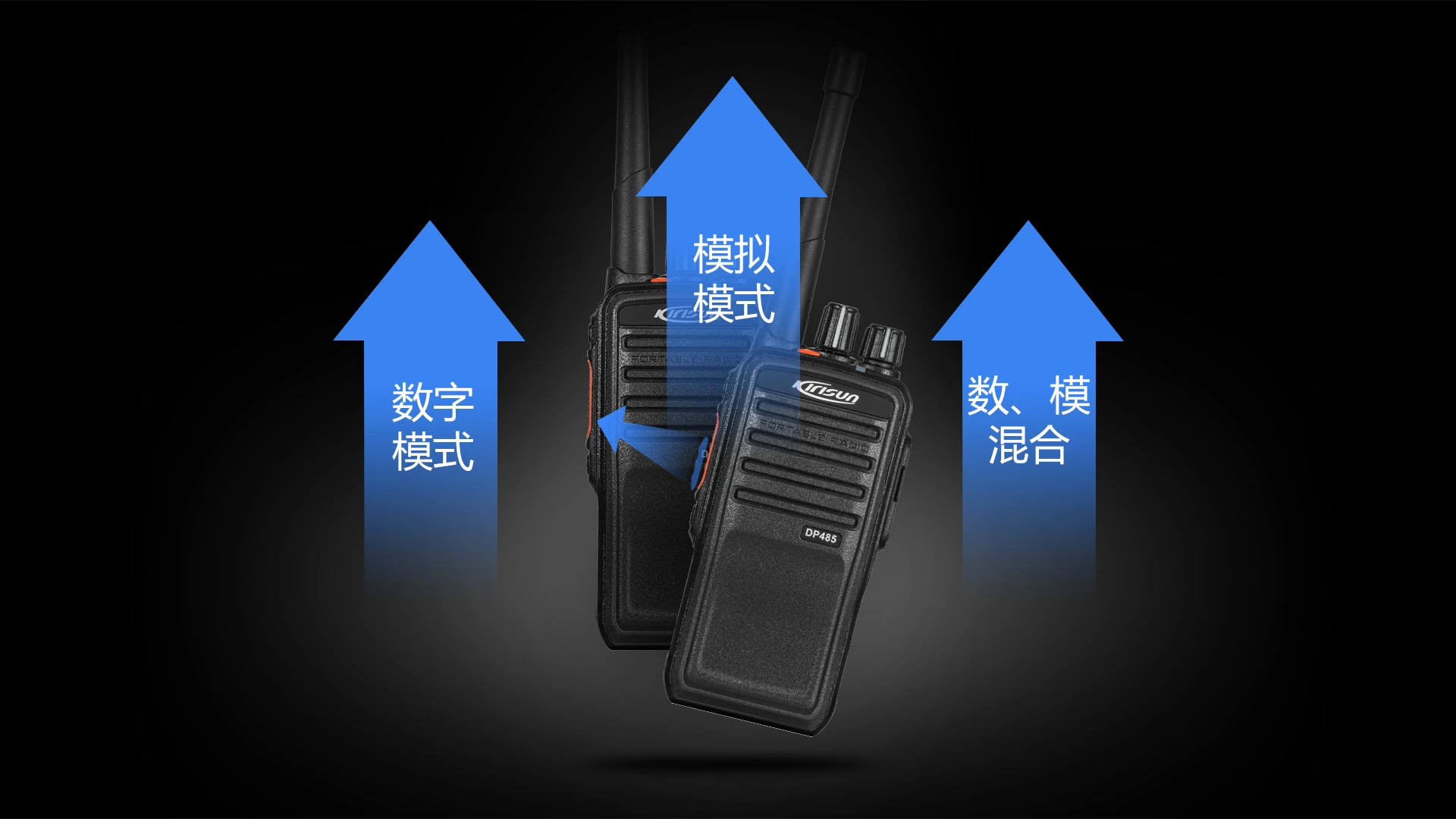 科立讯 DP485数字对讲机 模拟/数字混合通讯