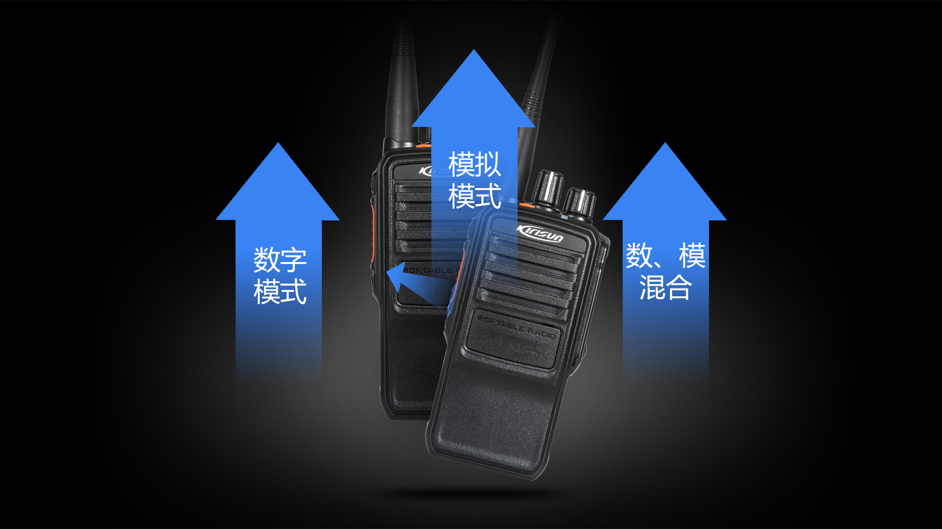科立讯 DP585数字对讲机 工作模式