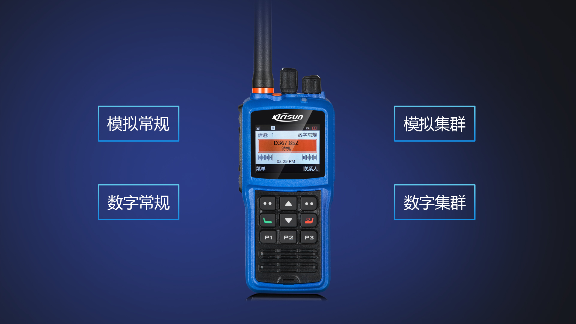 科立讯 DP990 Plus数字防爆对讲机 工作模式