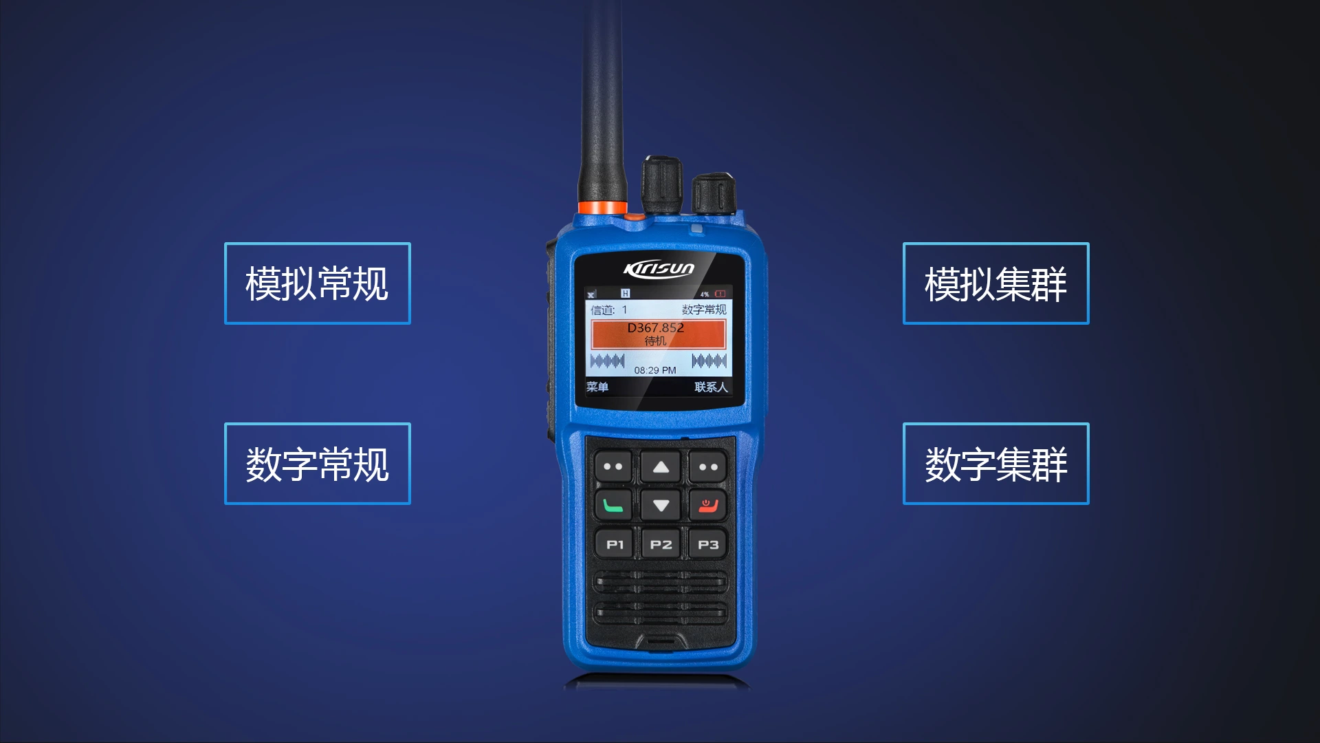 科立讯 DP990 Plus数字防爆对讲机 工作模式