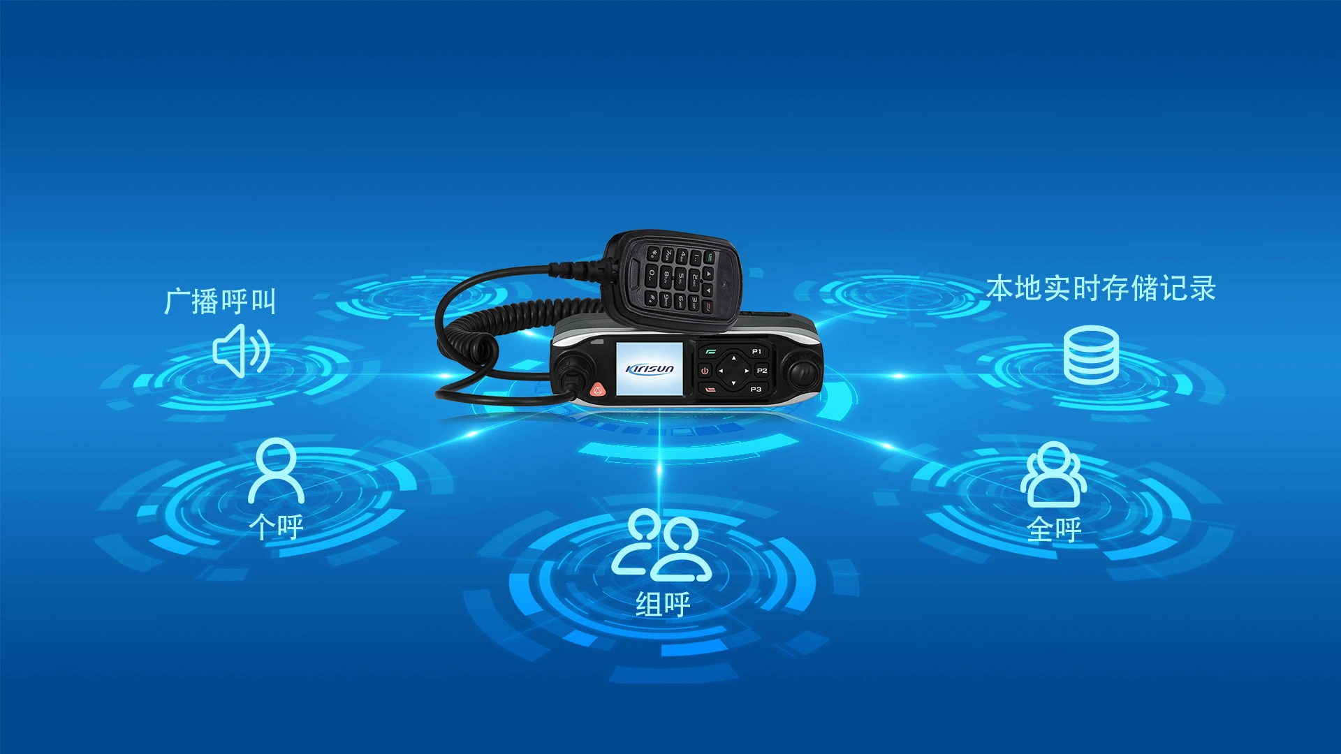科立讯 M50 4G公网车载台 丰富的语音呼叫模式