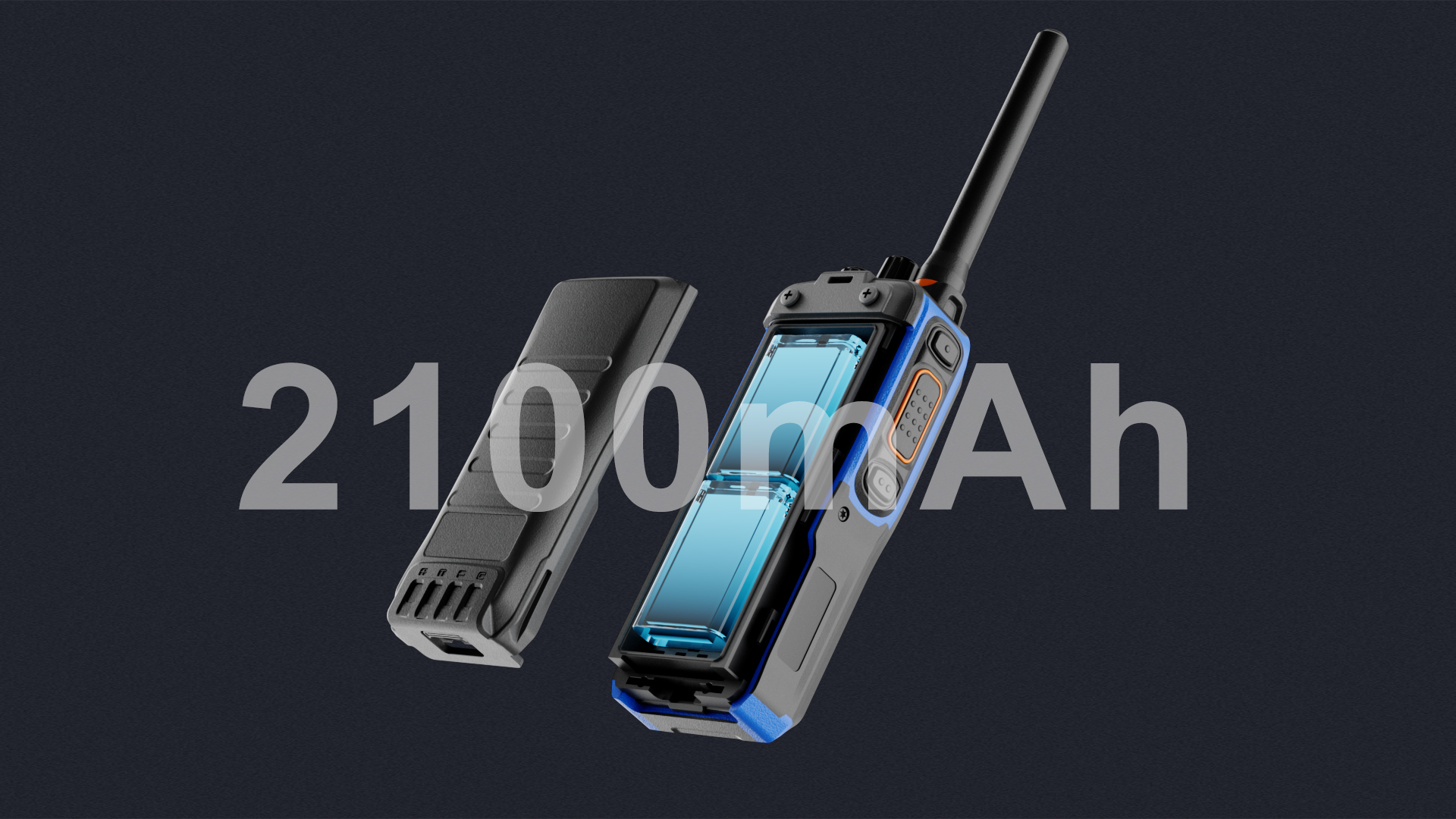 科立讯 DP815数字防爆对讲机 大容量防爆锂电池，持久续航