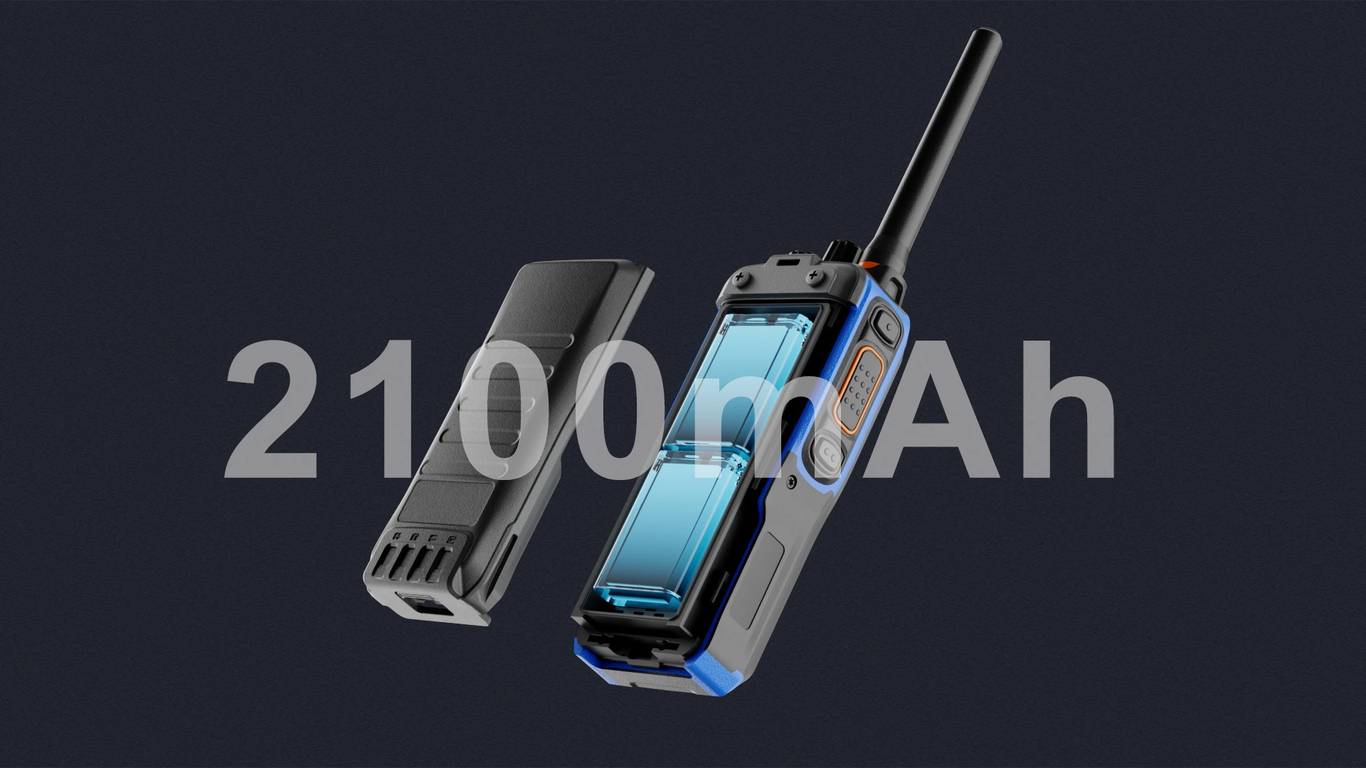 科立讯 DP815数字防爆对讲机 大容量防爆锂电池，持久续航