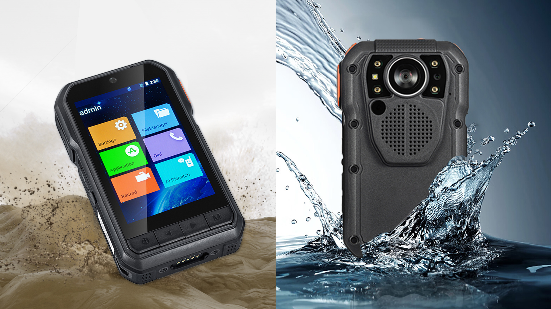 科立讯 DSJ-M9 4G执法记录仪 IP67防水等级