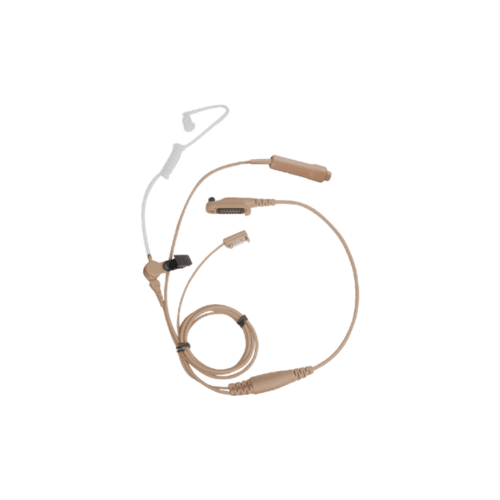 三线透明管监控耳机(米色) EAN21 Hytera Logo IP54