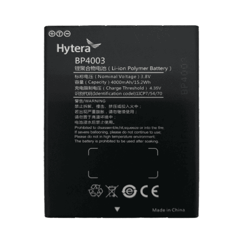 ● PNC550 聚合物锂电池组(4000mAh) BP4003 3.8V Hytera Logo 中文