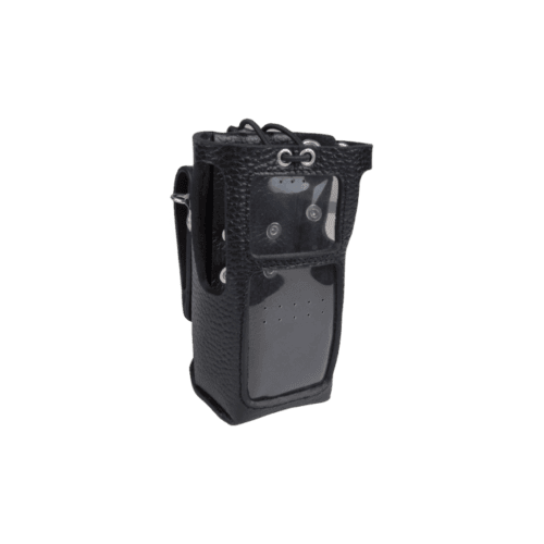 防爆机真皮携带外套(可旋转)(有显示屏) 厚电(2500mAh) LCY006 Hytera Logo